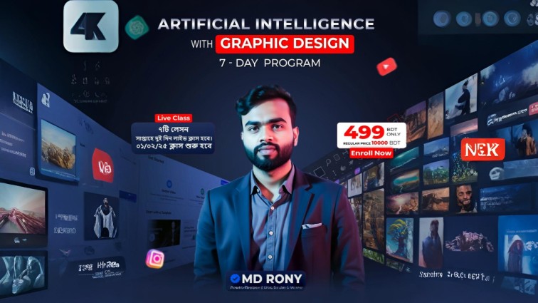 artificial intelligence with graphic design
